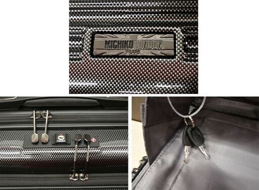 美品 スーツケース ミチコロンドン プラス 機内持ち込み可