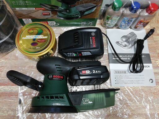 BOSCH コードレス吸じんランダムアクションサンダー　バッテリー　充電器 BOSCH コードレス吸じんランダムアクションサンダー バッテリー