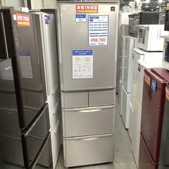 SHARP 5ドア冷蔵庫 SJW412E-S 412L 2019年製 売場展開中！