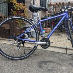 クロスバイク　コーダーブルーム rail　s2　紫
400mm 3✕8速　155〜170cm　狭山市引取限定　女性向き　完全整備車