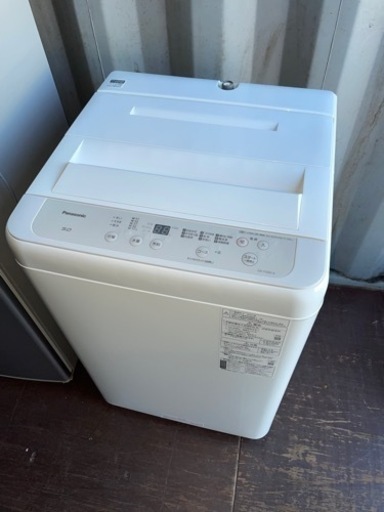 No.1565 Panasonic 5kg洗濯機　2021年製　近隣配送無料