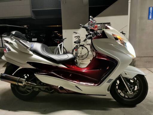 スズキ　スカイウエイブ250SS　CJ46A　2008モデル　星野設計ハイスピードプ－リ－S装着　デイトナカスタム スズキ スカイウエイブ250SS CJ46A 2008モデル 星野設計ハイスピードプ