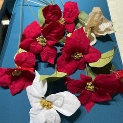 ポインセチア 造花