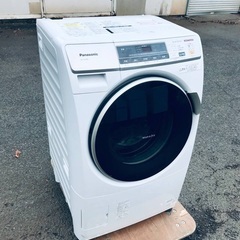 ♦️EJ908番Panasonic ドラム式電気洗濯乾燥機 【2...
