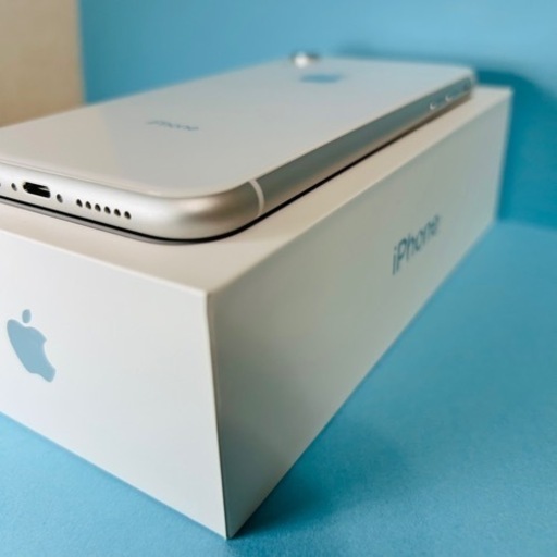 全面保護 iPhone XR 64GB SIMロック解除済み ホワイト 白