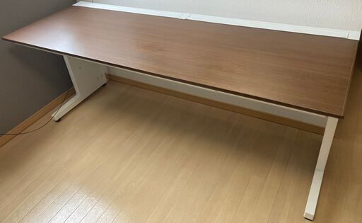 KOKUYO コクヨ 事務机 パソコン・オフィスデスク 幅1800mm×奥行650mm ブラウン