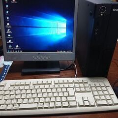 Lenovo  PC 本体　モニタ－　キーボ－ド　マウス 