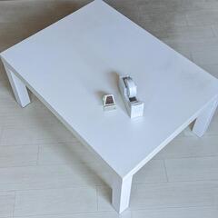 ニトリ　白いテーブル　60cm✕80cm　