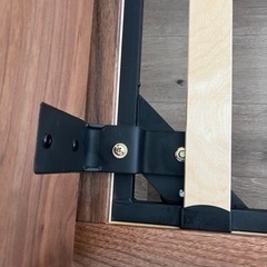 無印良品　セミダブル　ベッドフレーム　ヘッドボード付き　ウォールナット