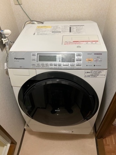 パナソニック　ドラム式洗濯乾燥機　Panasonic NA-VX730SR-W