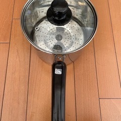 蒸し器付き深型片手鍋