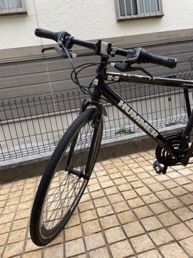 お譲り先決定】クロスバイク HUMMERハマー ブラック 【公式通販】