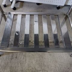 ステンレス作業台バックガード付き『中古良品』幅900　高さ800　奥行600