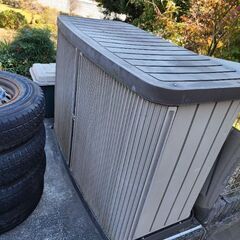 物置2個セット　樹脂製