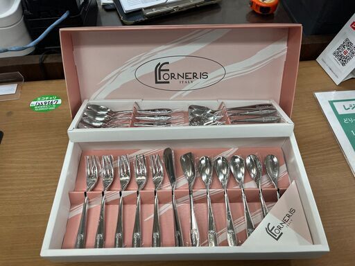 【リサイクルショップどりーむ天保山店】●5261●　スプーンセット　20本セット　ルチアーノ・フォルネリス　東亜金属　パリのデザイナー( *´艸｀)