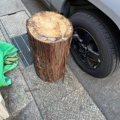 檜（ヒノキ）の丸太　薪