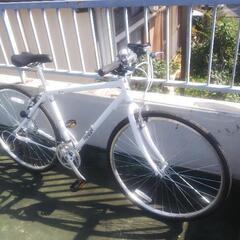美品  （新品同様）アルミクロスバイク売ります。