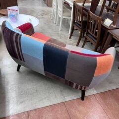 ?廃番モデル Francfranc NAVIA 2Pソファ?フランフラン?パッチワーク 
