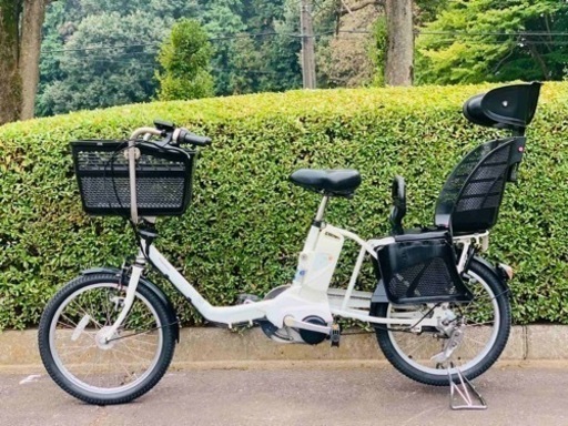 Ⅱ 4438 13.2アンペア　新品日本製タイヤ 20インチ　子供乗せ電動自転車