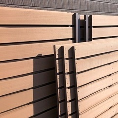 【引渡先決定済み】庭フェンス　(人工木：山善 製）