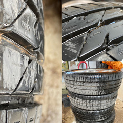 165/55r15  国産　バリ溝　ダイハツ　タイヤホイール