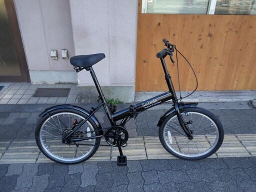 Solede[ソリーダ]20吋 折り畳み自転車 シングル/ブラック