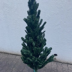 クリスマスツリーオーナメントと電飾付き150センチ