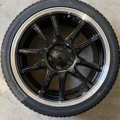 タイヤ ホイール 4本セット 18インチ 5穴 pcd114.3 8j+40 225 40