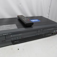 1ヶ月保証/DVDレコーダー/ビデオ一体型/VHS/リモコン付き...