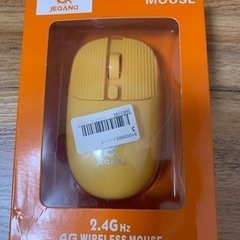 新品 ワイヤレスマウス 黄色