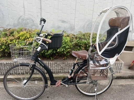 今月末まで値下げ‼︎※ 子供乗せ自転車 購入後1年未満 - 大阪府の自転車