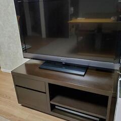 テレビボード　(木製、ダークブラウン)　大塚家具　テレビ台