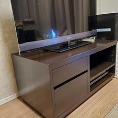 テレビボード　(木製、ダークブラウン)　大塚家具　テレビ台