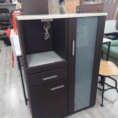 ★【レンジ台】キッチン収納  ［幅80cm］木目調  💳自社配送時🌟代引き可💳※現金、クレジット、スマホ決済対応※   