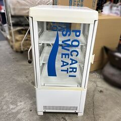 動作OK! サンデン 冷蔵ショーケース AG-60XE 2012年製 57L 両面扉 4面