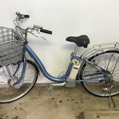 かなり古い電動アシスト自転車（サンヨー製、ジャンク品）