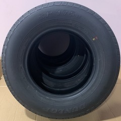 DUNLOP ハイエース純正タイヤ4本 新車外し 2022.11 ダンロップ