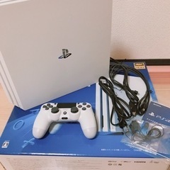 【ネット決済・配送可】PS4Pro White 1TB