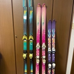 スキー板&スキーストック　3セット