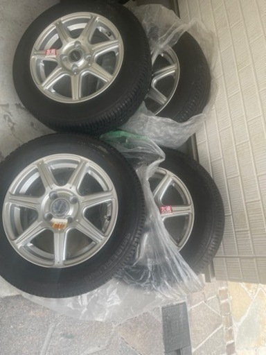 中古美品 タイヤ4本セット　175/65r14 SEIBERLING 社外アルミホイール