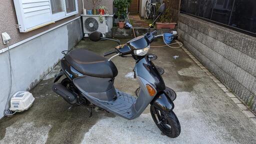（譲渡完了しました）レッツ4（原付）自賠責あり 14738キロ LEDヘッドライト