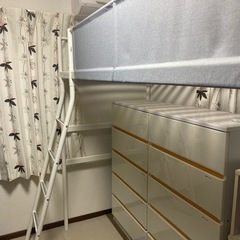 IKEA　ロフトベット　ヴィトブァル