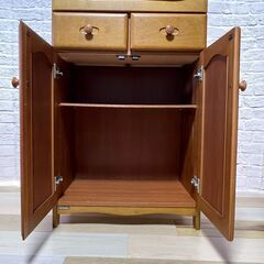 美品★カリモク/karimoku 電話台 キャビネット