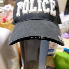 POLICEキャップ、黒