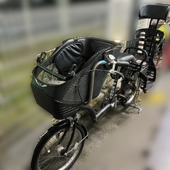 J1794 ★店頭にて試乗可★ アサヒサイクル Asahi Cycle 3段ギア オートライト付 子供乗せ自転車Petit Maman mini プチママンミニ 新品参考価格58,280円 クリーニング、簡易メンテナンス済み