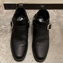 靴　Zippo ショートブーツ　黒　紳士　25cm