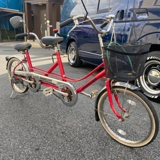 ブリヂストン  タンデム自転車 昭和レトロ