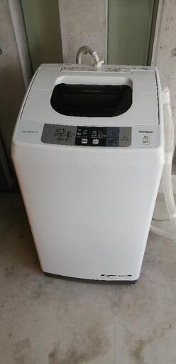【配達無料】全自動洗濯機　5kg  日立　NW-50B  2018年製 動作品