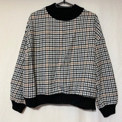 【取引中】🌼美品　大人レトロニット　Fサイズ