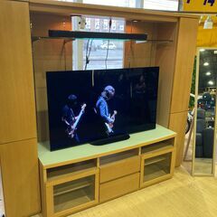 【愛品館市原店】照明付枠型TVボード